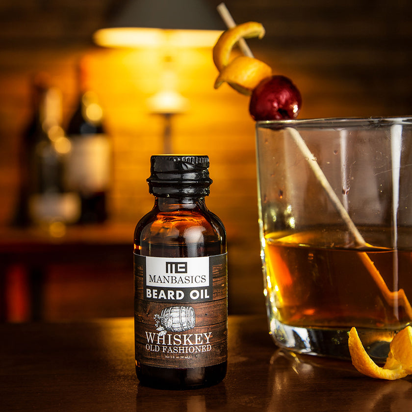 ManBasics All Natural Beard Oil - Whiskey Old Fashioned