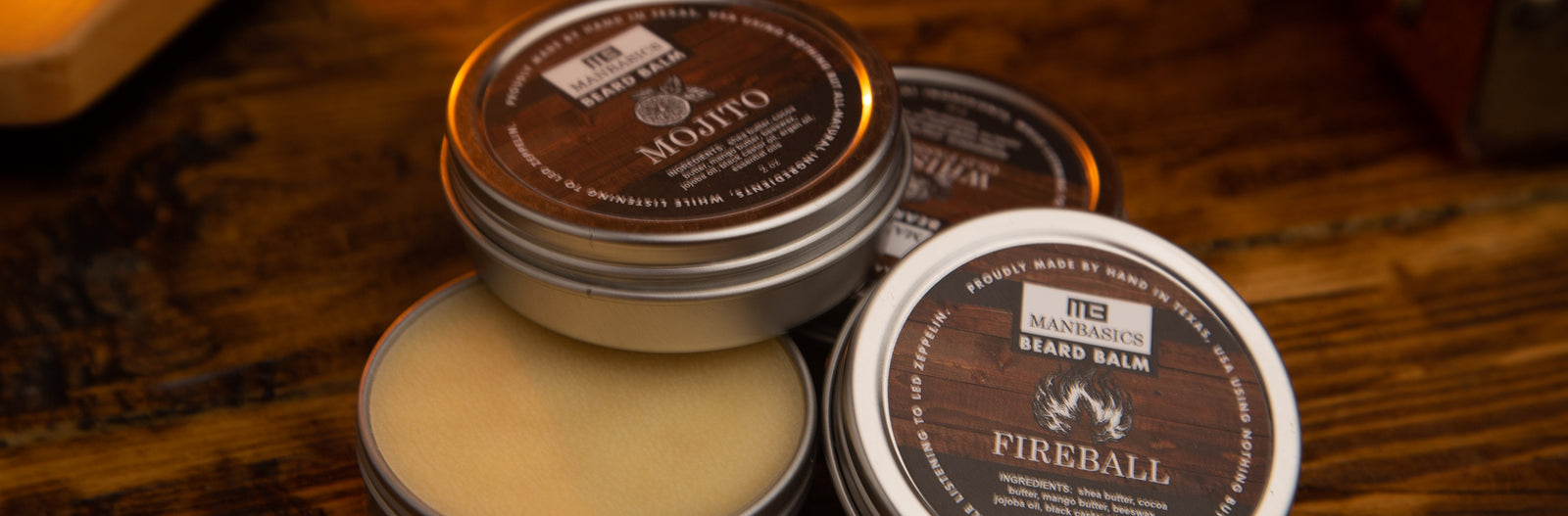 All-Natural Beard Balms from ManBasics