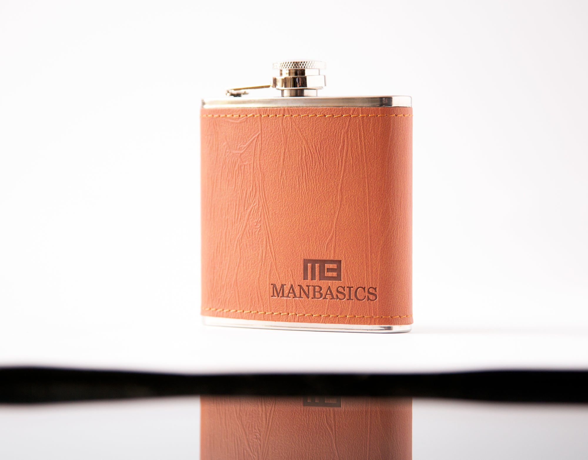 ManBasics Leather Hip Flask